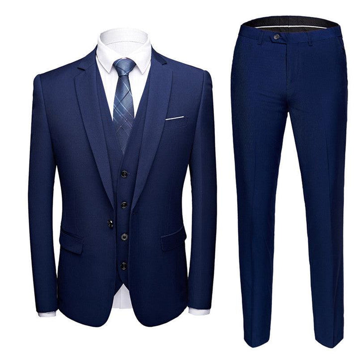 Men s Business Suits Wedding Dress Suit Set - Super Amazing Store