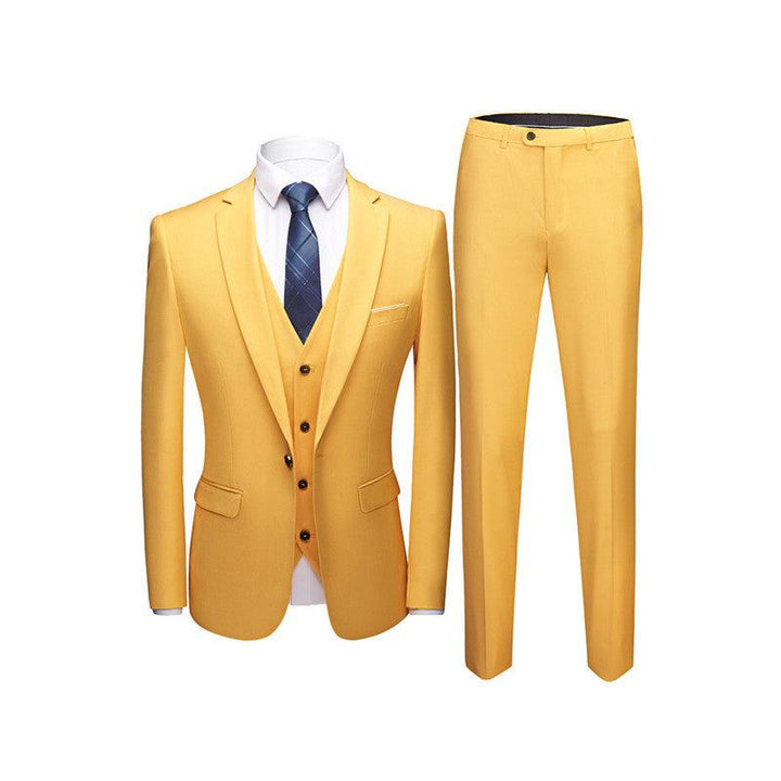 Men s Business Suits Wedding Dress Suit Set - Super Amazing Store