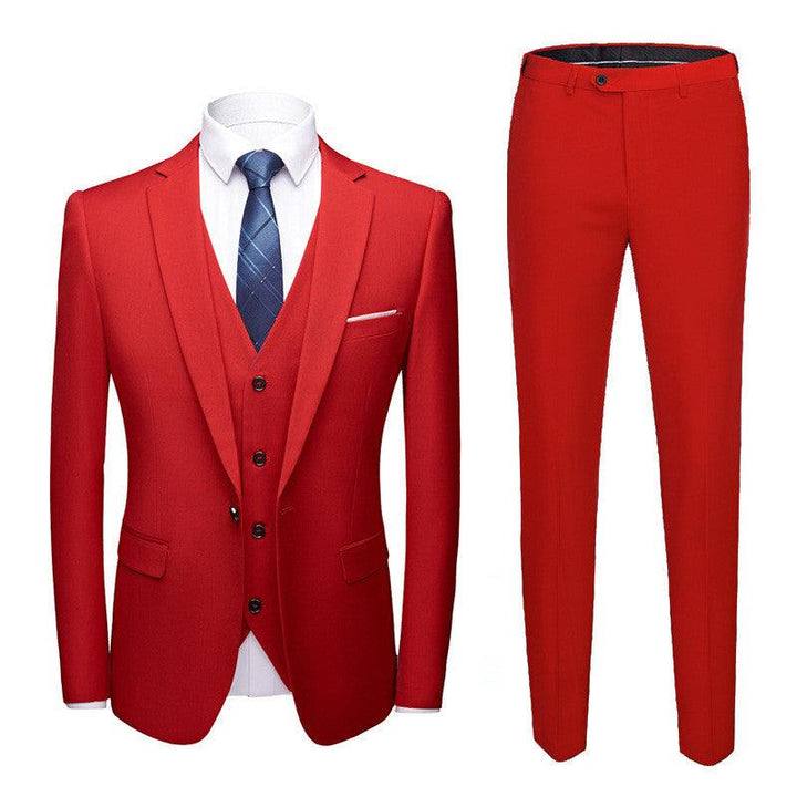 Men s Business Suits Wedding Dress Suit Set - Super Amazing Store