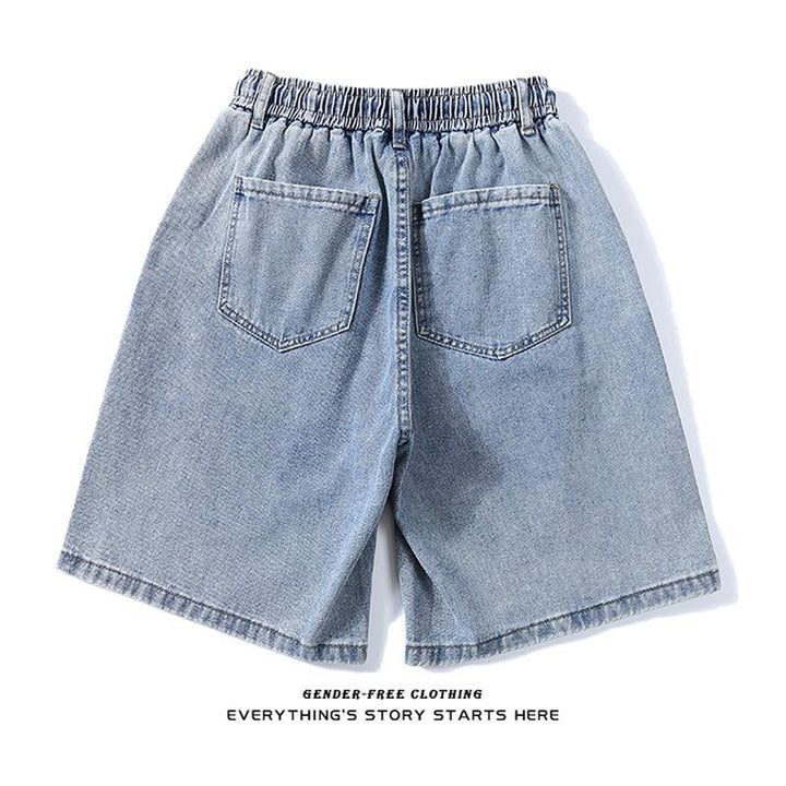 Casual Denim Shorts For Men And Women Loose Trendy Pants - Super Amazing Store