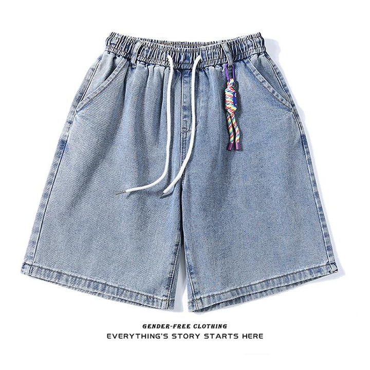 Casual Denim Shorts For Men And Women Loose Trendy Pants - Super Amazing Store