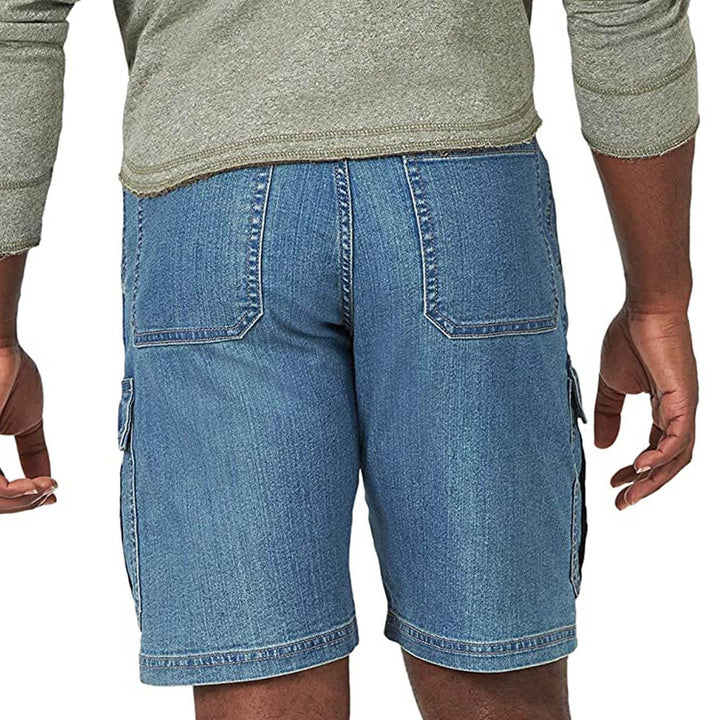 Retro Denim Shorts Men Fashion Men's Pocket Zipper - Super Amazing Store