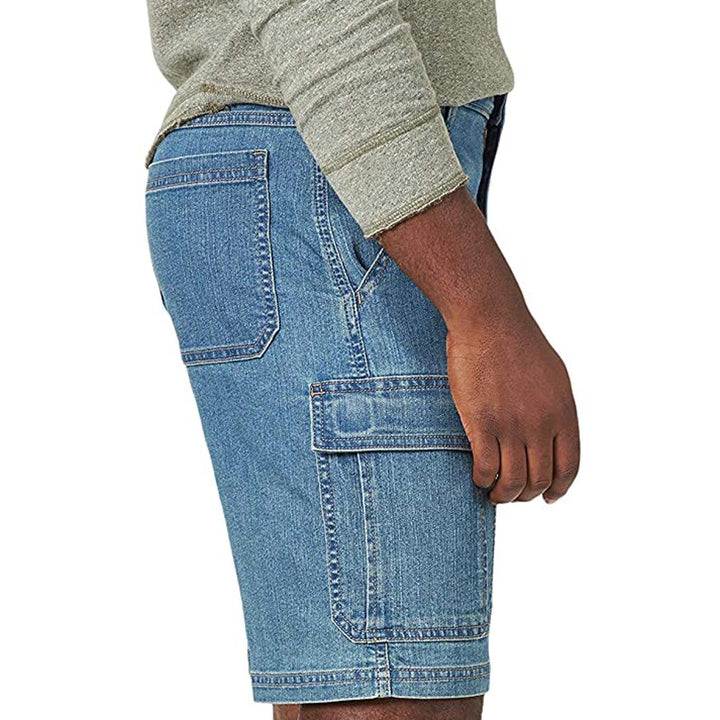 Retro Denim Shorts Men Fashion Men's Pocket Zipper - Super Amazing Store