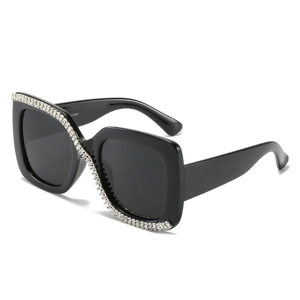 Handmade Diamond Glasses Fashion All-match Box - Super Amazing Store