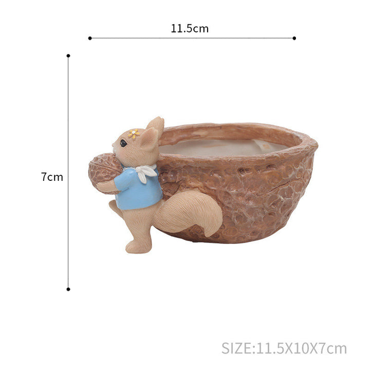 Creative Pastoral Resin Micro Landscape Potted Plants-Super Amazing Store