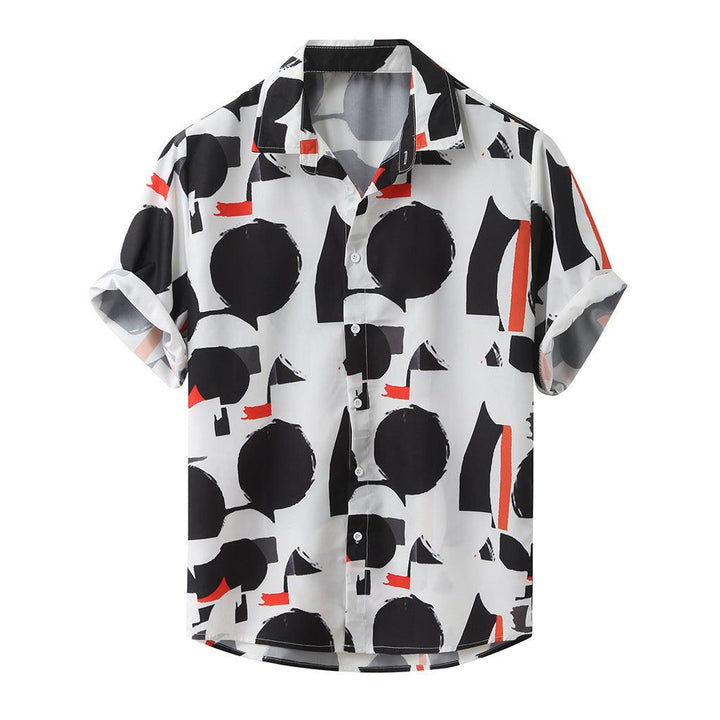 Printed Summer Shirts Streetwear Ethnic Style Mens Blouse - Super Amazing Store