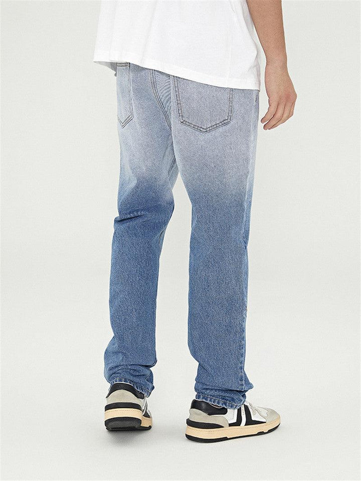 Distressed Washed Gradient Ripped Jeans - Super Amazing Store