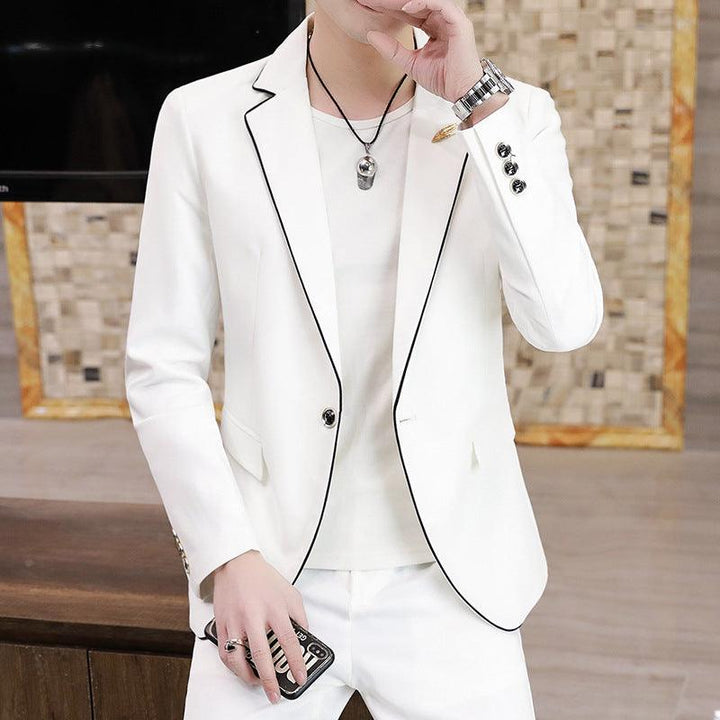 Men's Suits, Slim Korean Style Small Suits - Super Amazing Store