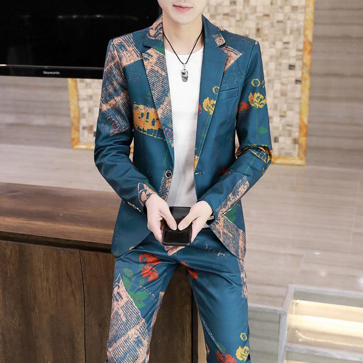 Men's Suits, Slim Korean Style Small Suits - Super Amazing Store