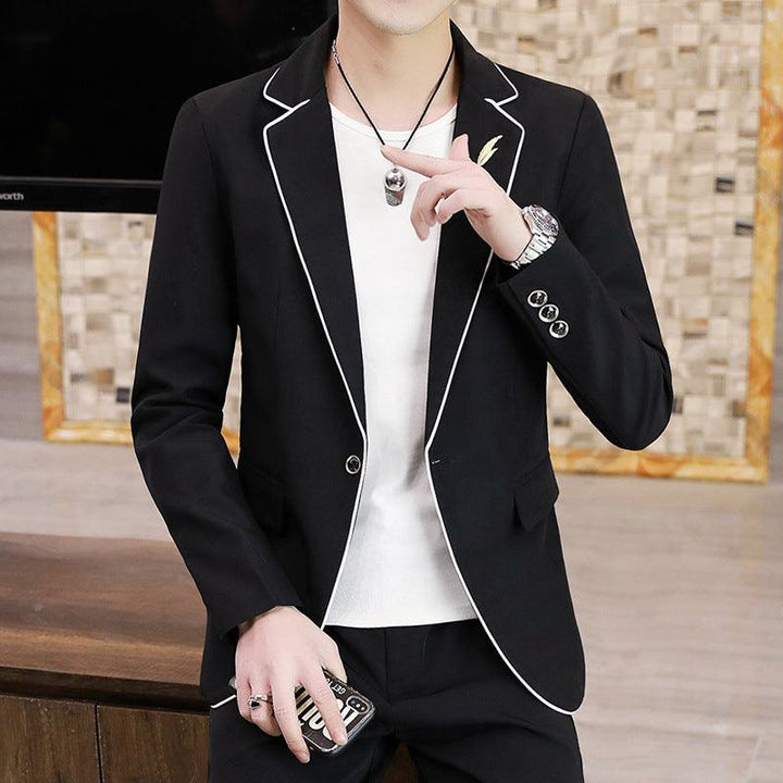 Men's Suits, Slim Korean Style Small Suits - Super Amazing Store