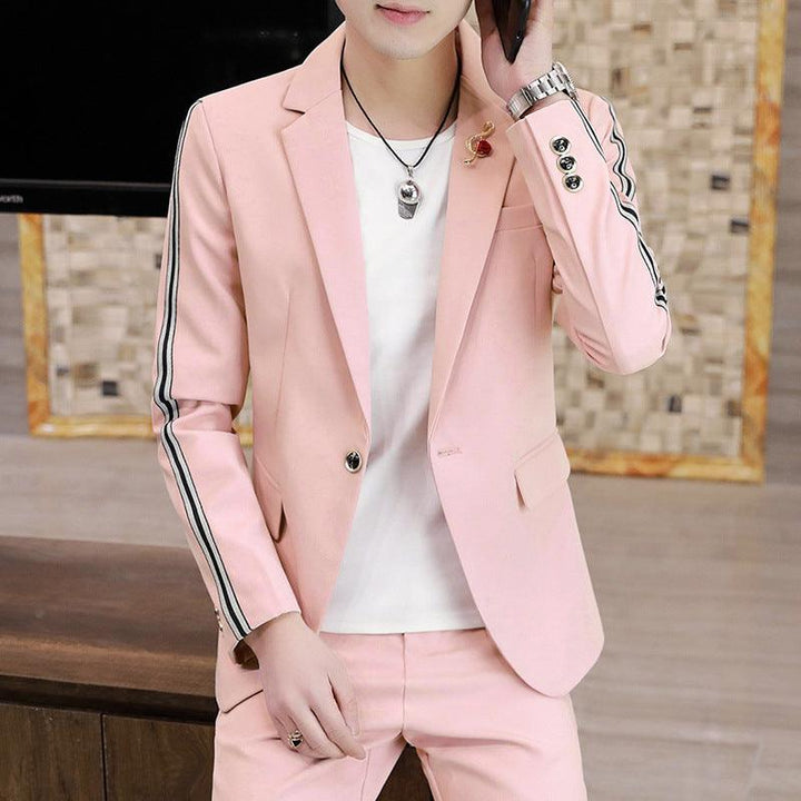 Men's Suits, Slim Korean Style Small Suits - Super Amazing Store