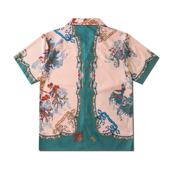 Casual Printed Short Sleeve Shirt Men Street Hawaii Beach Oversize Women Fashion Harujuku Shirts For Men - Super Amazing Store