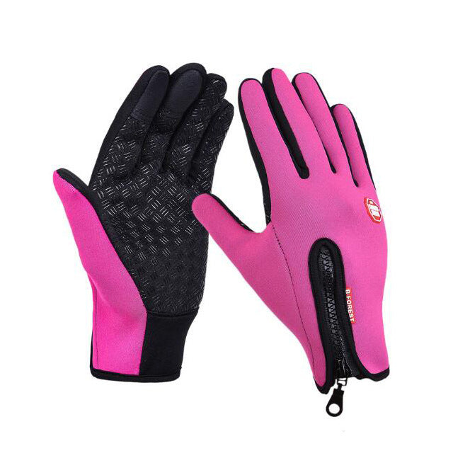 Winter Gloves Touch Screen Riding Motorcycle Sliding Waterproof Sports Gloves With Fleece - Super Amazing Store