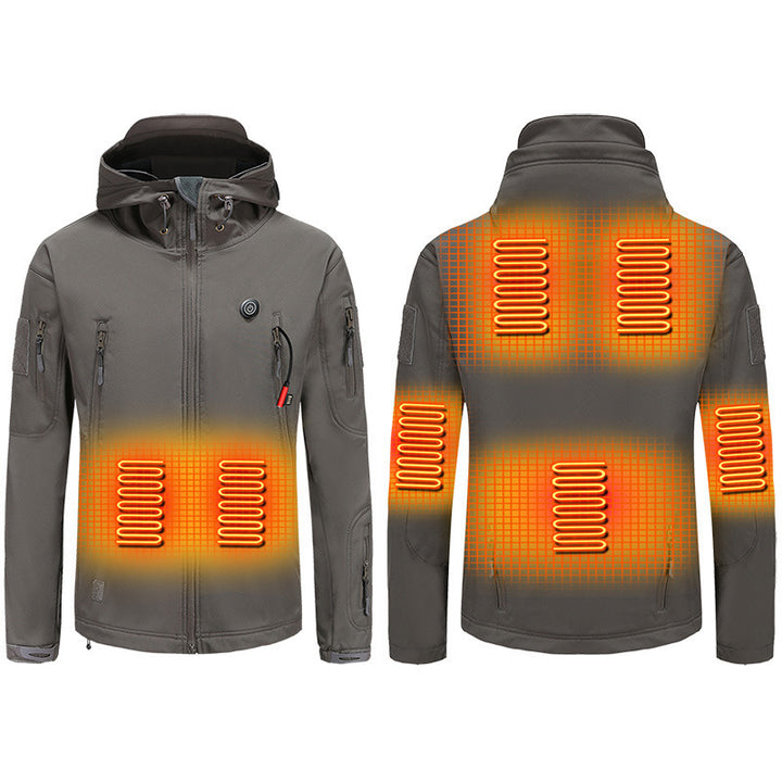 Smart Usb Charging Self-Heating Windproof Jacket - Super Amazing Store