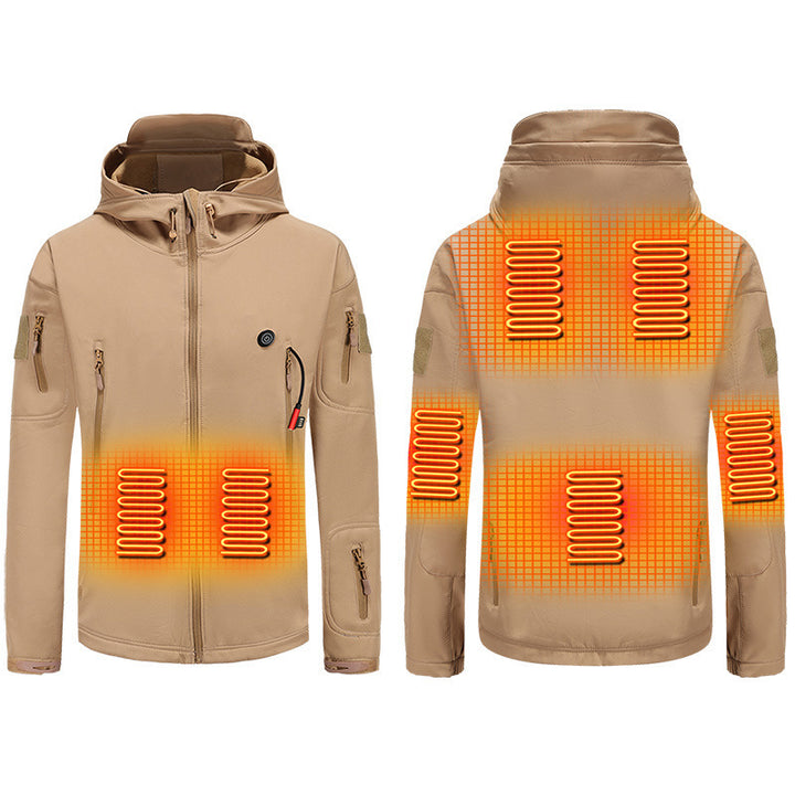 Smart Usb Charging Self-Heating Windproof Jacket - Super Amazing Store