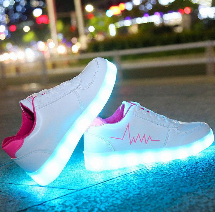 Luminous Shoes Usb Charging Led Flash Shoes Luminous Women's Shoes - Super Amazing Store