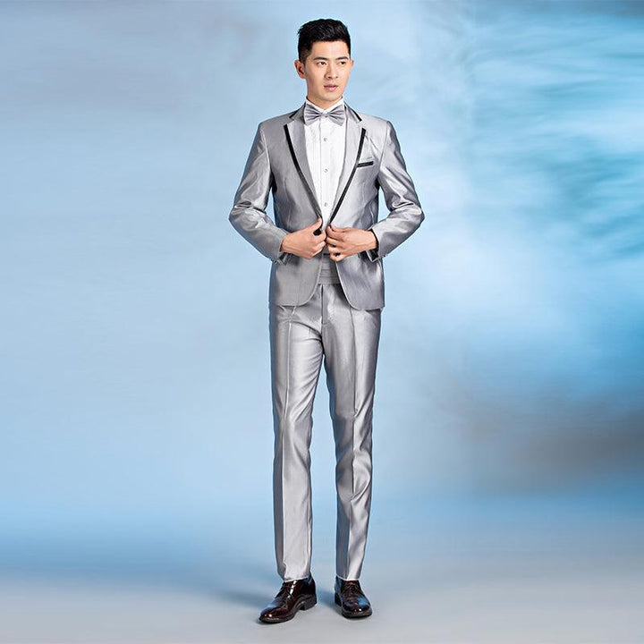 Suit Men Suit Groom Wedding Best Man Dress Slim Fit - Super Amazing Store