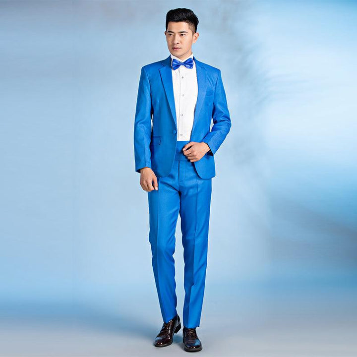 Suit Men Suit Groom Wedding Best Man Dress Slim Fit - Super Amazing Store