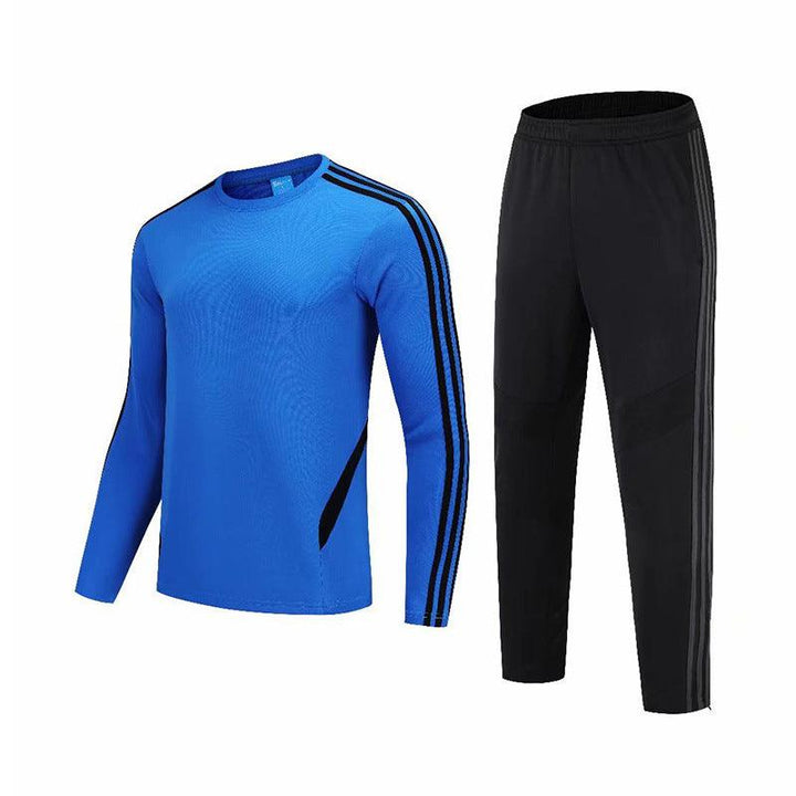 Sports Suit Mens Slim Round Neck Casual Running Two-piece Suit - Super Amazing Store