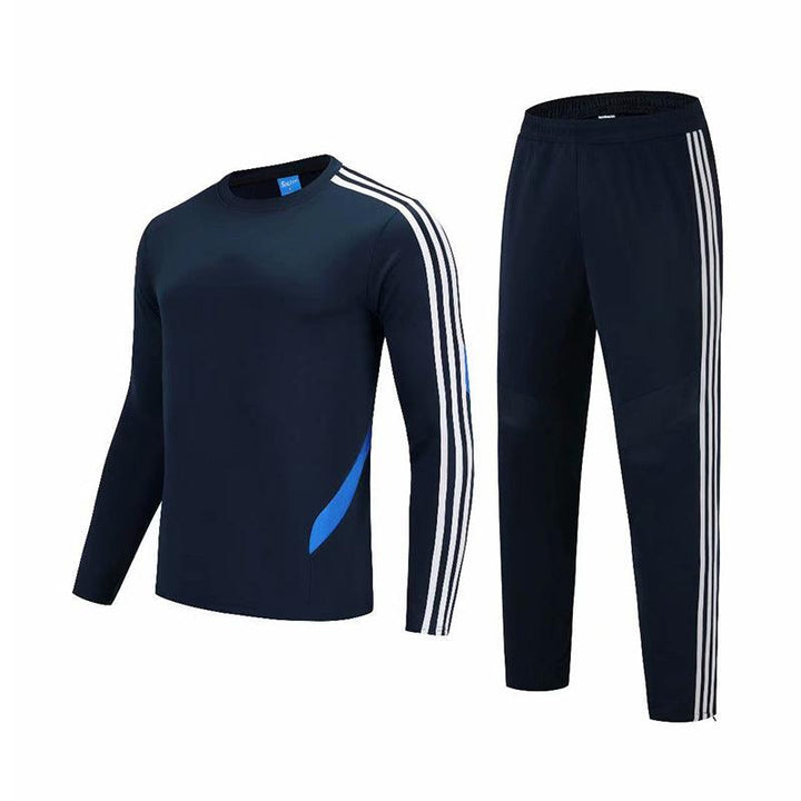 Sports Suit Mens Slim Round Neck Casual Running Two-piece Suit - Super Amazing Store