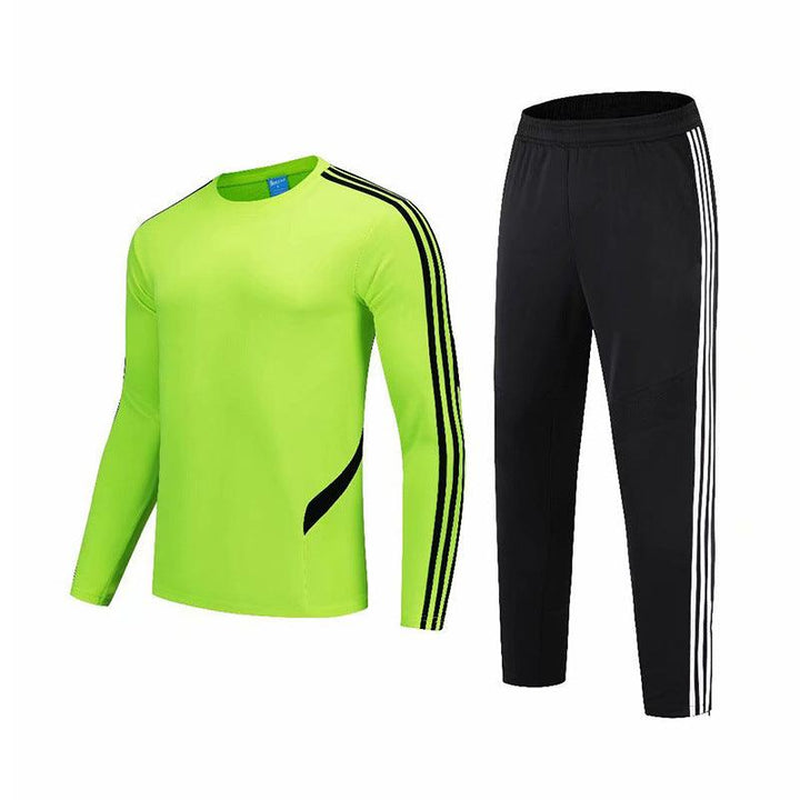 Sports Suit Mens Slim Round Neck Casual Running Two-piece Suit - Super Amazing Store