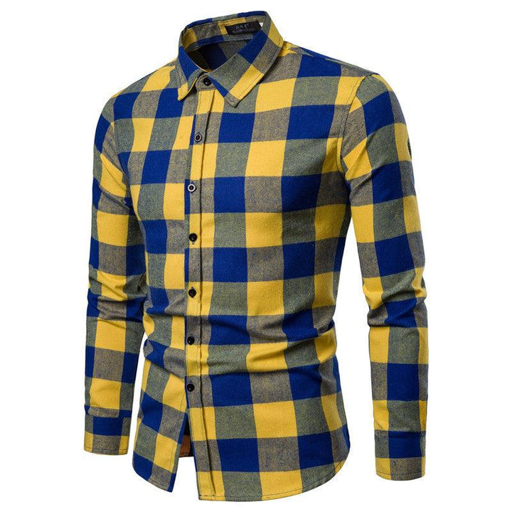 Mens Fashion Hip Hop Shirts Streetwear Urban Clothing Hiphop Men Clothes Plaid Zipper Shirt - Super Amazing Store