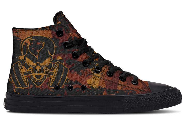 Printed Couple High-top Canvas Shoes - Super Amazing Store