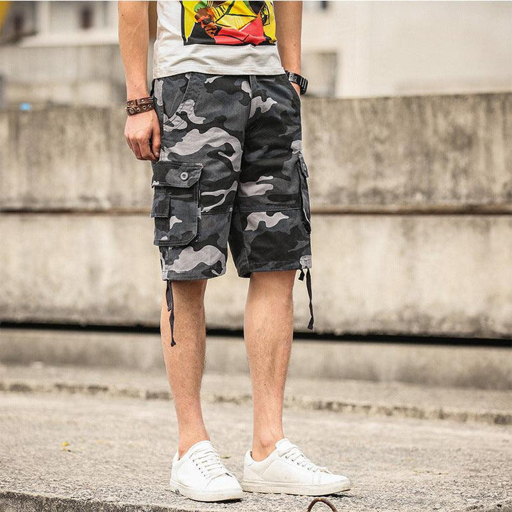 Shorts Summer Men Multi-Pocket Pants Shorts Men's Casual Loose Men's Pants - Super Amazing Store