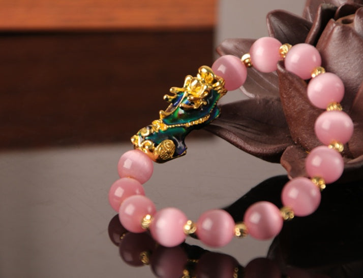 3D Gold Plated PiXiu Bracelet Q2