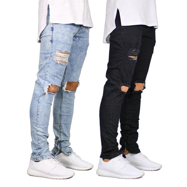 Men's Ripped Slim Jeans Q2