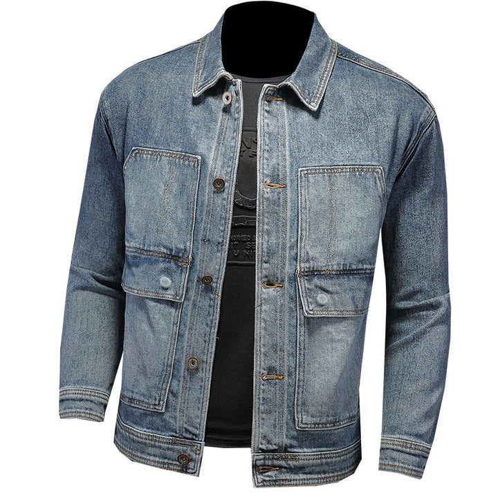 Spring European Style Fashion Elastic Denim Coat-Super Amazing Store