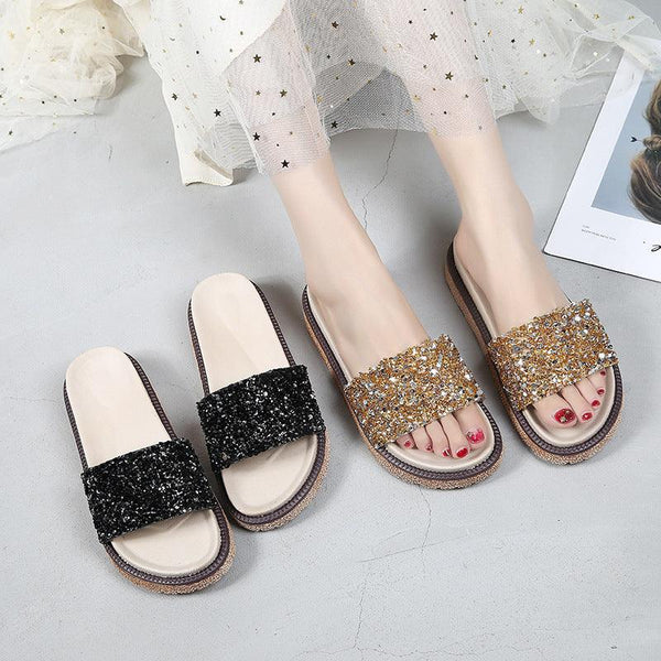 Rhinestone slippers - Super Amazing Store