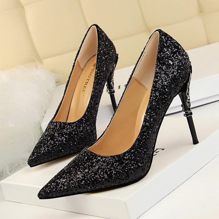 Glitter Base High Heels - Super Amazing Store