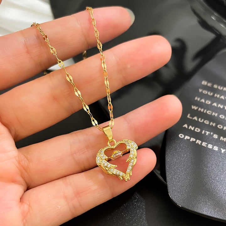 Love Smart Necklace Female Phenix Dance In The Sky Cold Style Luxury Temperament Clavicle Chain Super Amazing Store