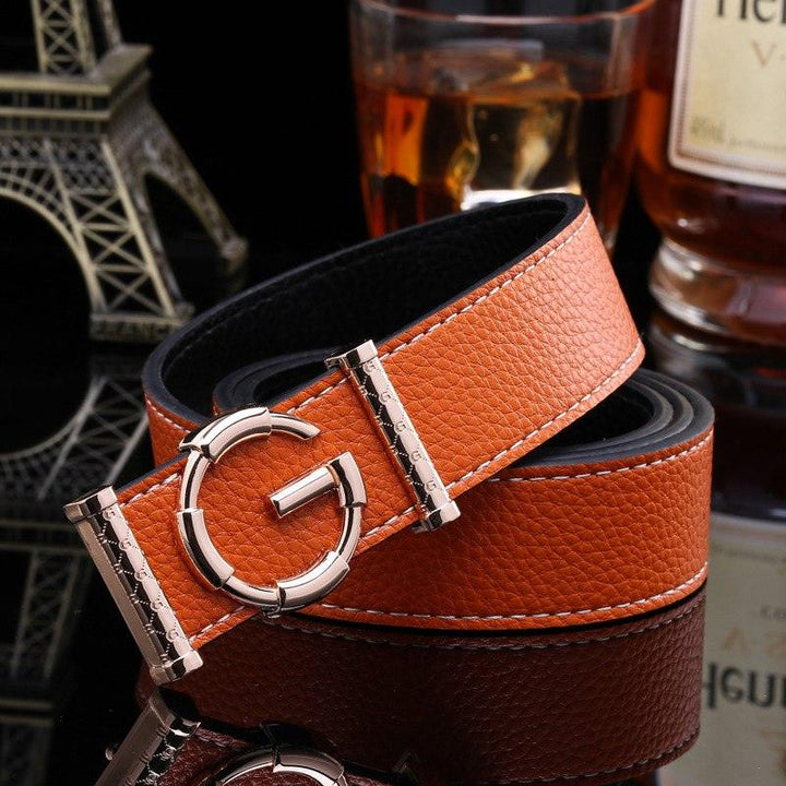 Ladies luxury belts cummerbunds for women G buckle Belt Genuine Leather belt Fashion genuine leather men belts buckle - Super Amazing Store