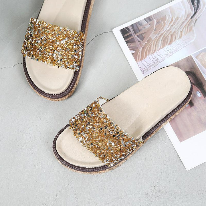 Rhinestone slippers - Super Amazing Store