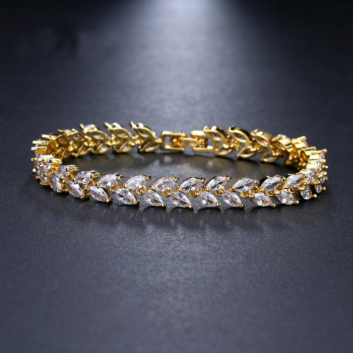 Fashion horse eye zircon bracelet Q2