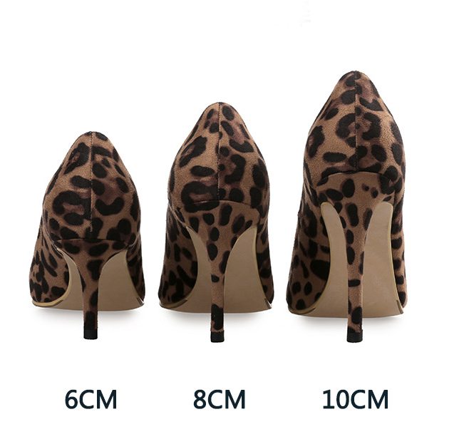 Pointed Leopard Design Heels - Super Amazing Store