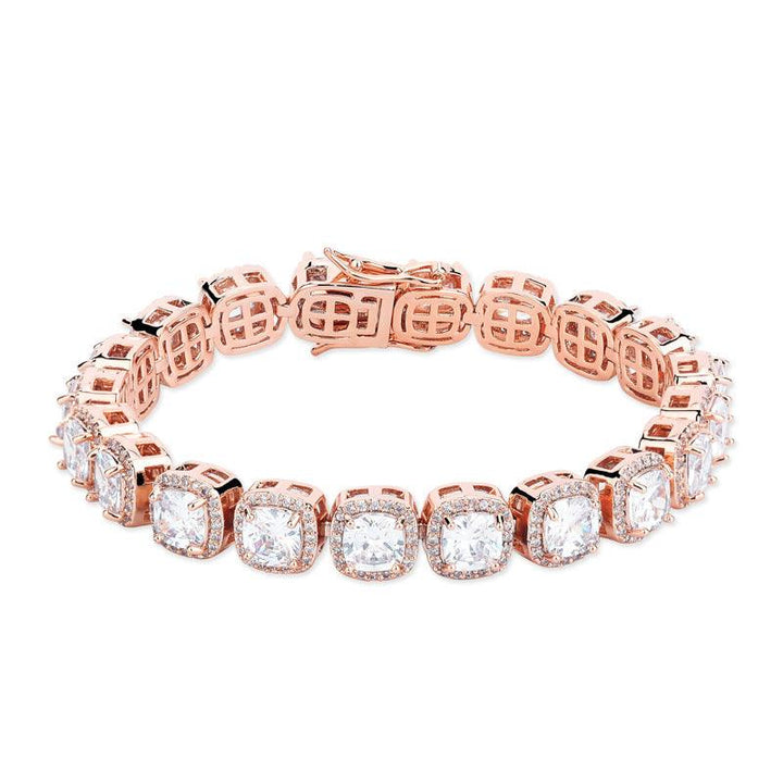 Hip-hop square zircon trendy bracelet - Super Amazing Store