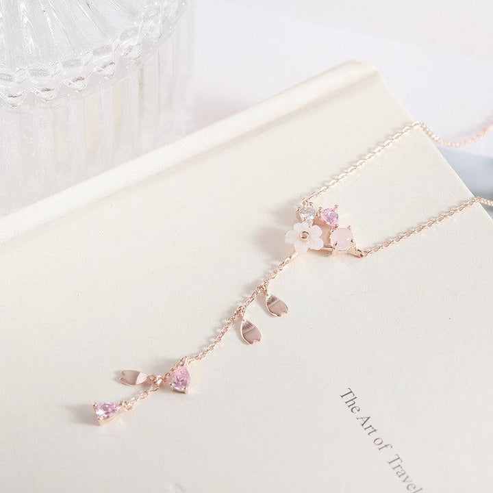 Pink Shell Flower Necklace - Super Amazing Store