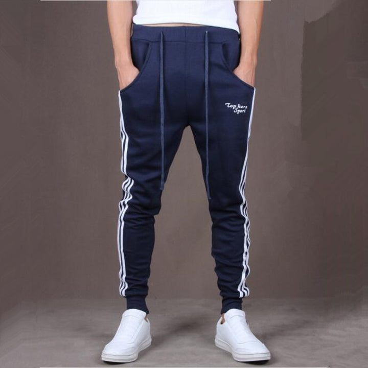 Side three bar student casual trousers-Super Amazing Store