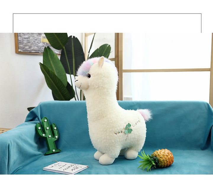 Plush Alpaca Pillow