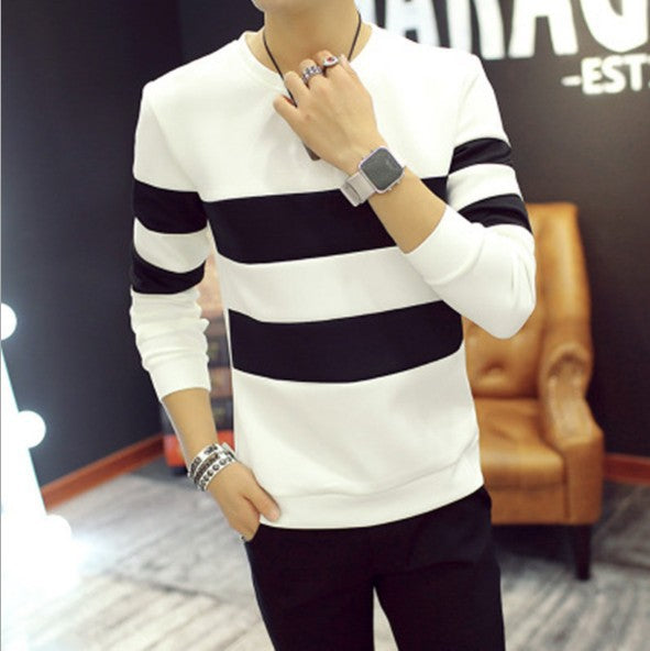 Long sleeve stitching bottoming shirt - Super Amazing Store