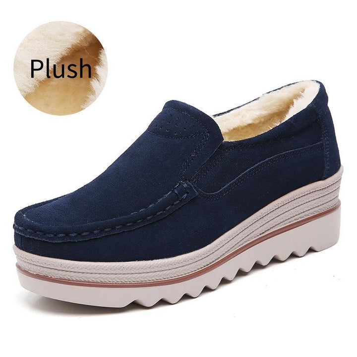 Fashion platform rocking shoes women's single shoes mom shoes casual women's shoes - Super Amazing Store