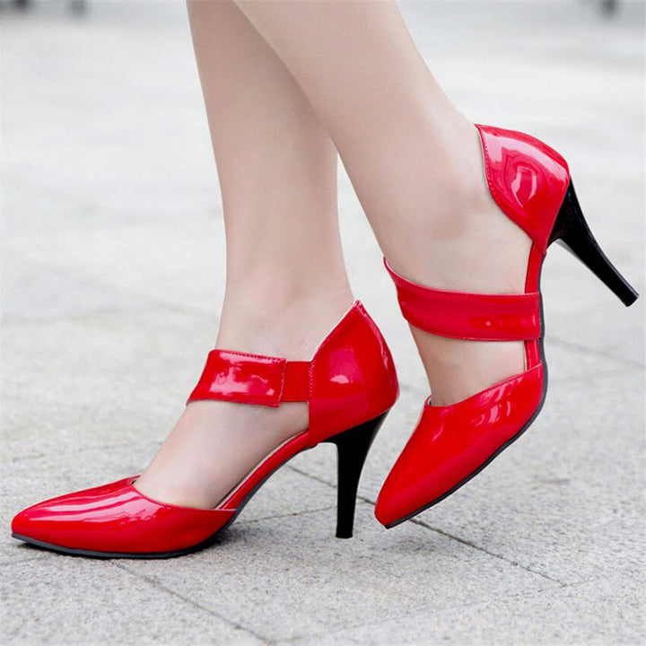 Pointed High Heels With Stylish Strap - Super Amazing Store