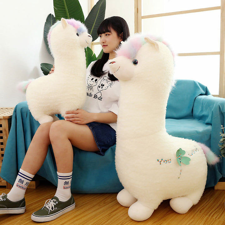 Plush Alpaca Pillow