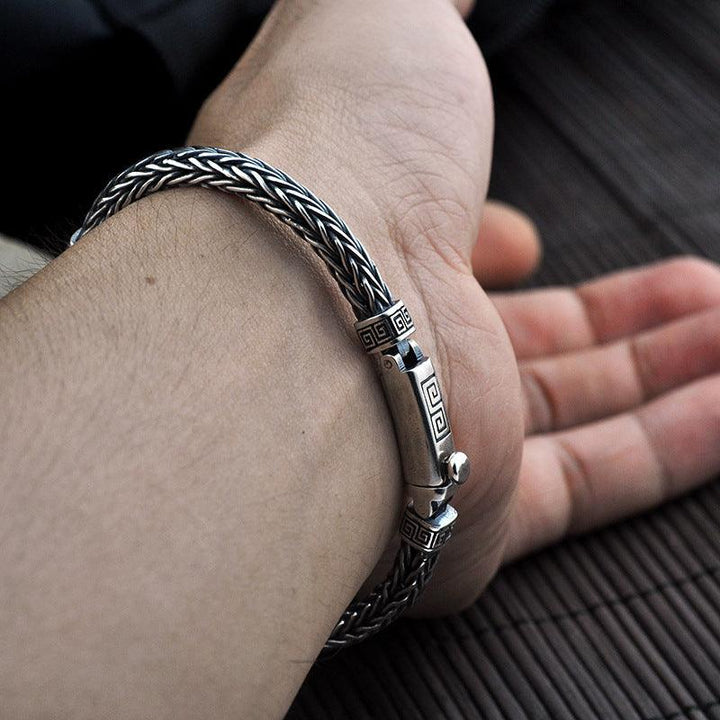 Personality Tide Men And Women New Fashion Thai Silver Bracelet - Super Amazing Store