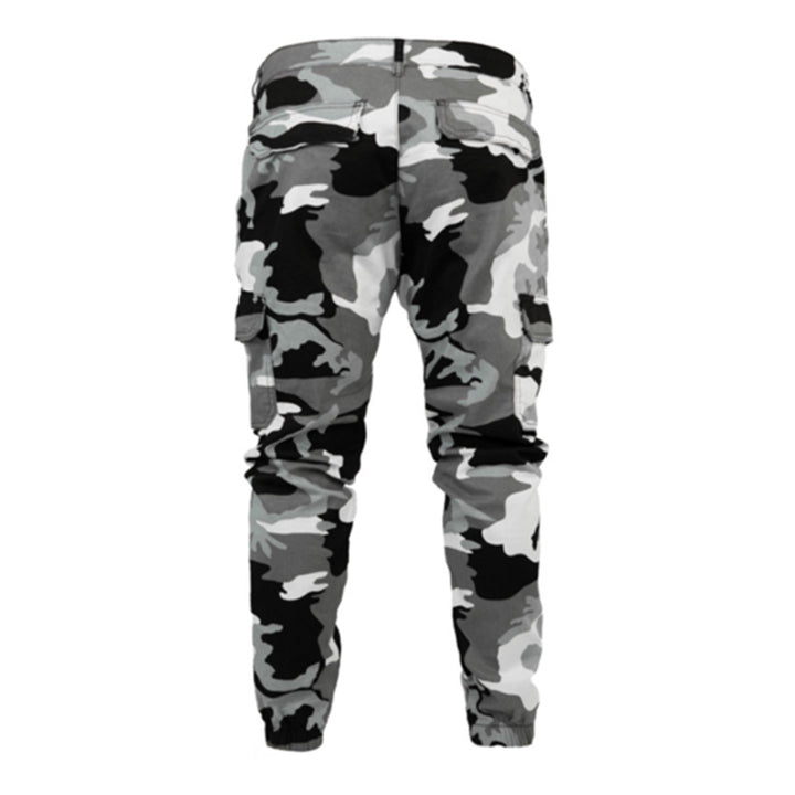 Men's Multi Pocket Stretch Jeans Camouflage Cargo Jeans-Super Amazing Store