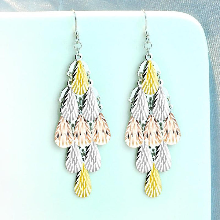 Earrings Women's Sterling Silver Long Paragraph Light Luxury Temperament Tassel Earrings Trend - Super Amazing Store