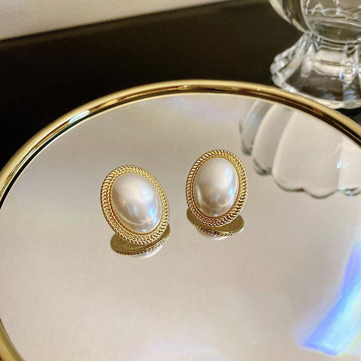 French Retro Hepburn Baroque Pearl Ears - Super Amazing Store